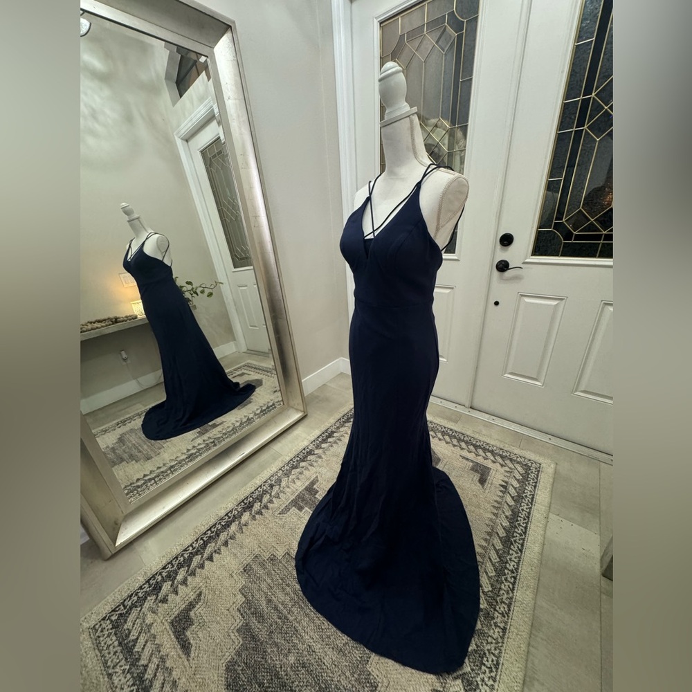 Navy Blue Gown
